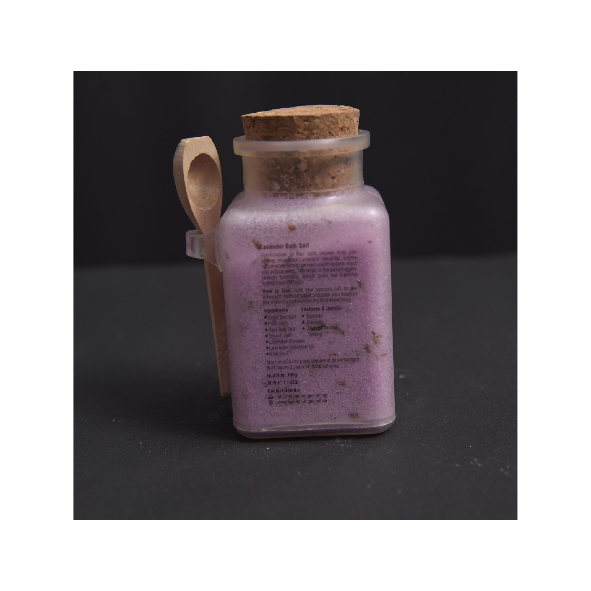 4 Levander Bath salt detail