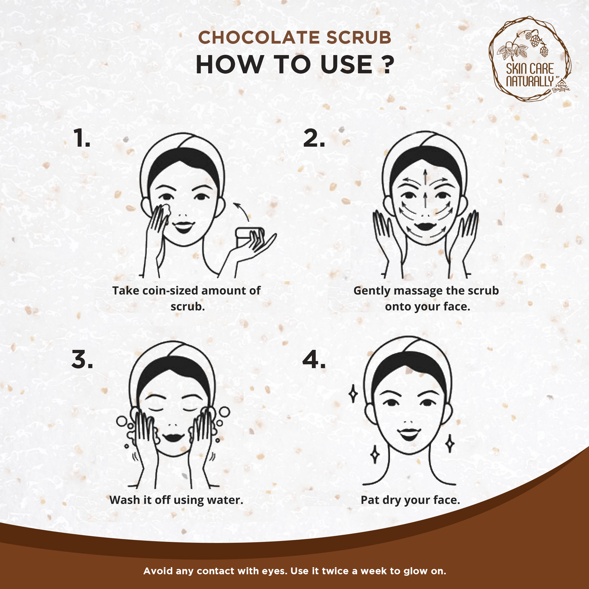 10 DRY DEFENCE CHOCOLATE SCRUB ONLINE1