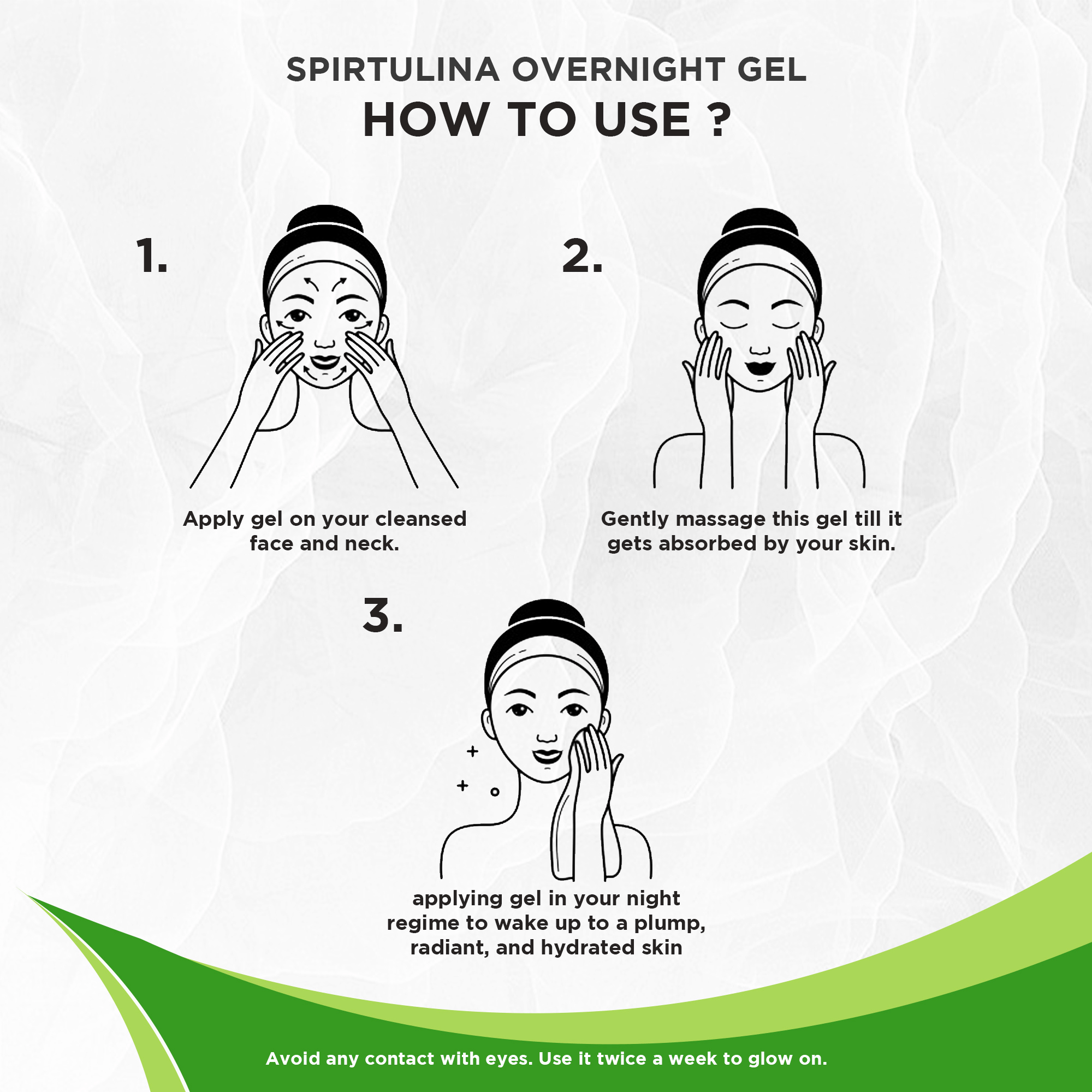 25 SPIRULINA OVERNIGHT GEL