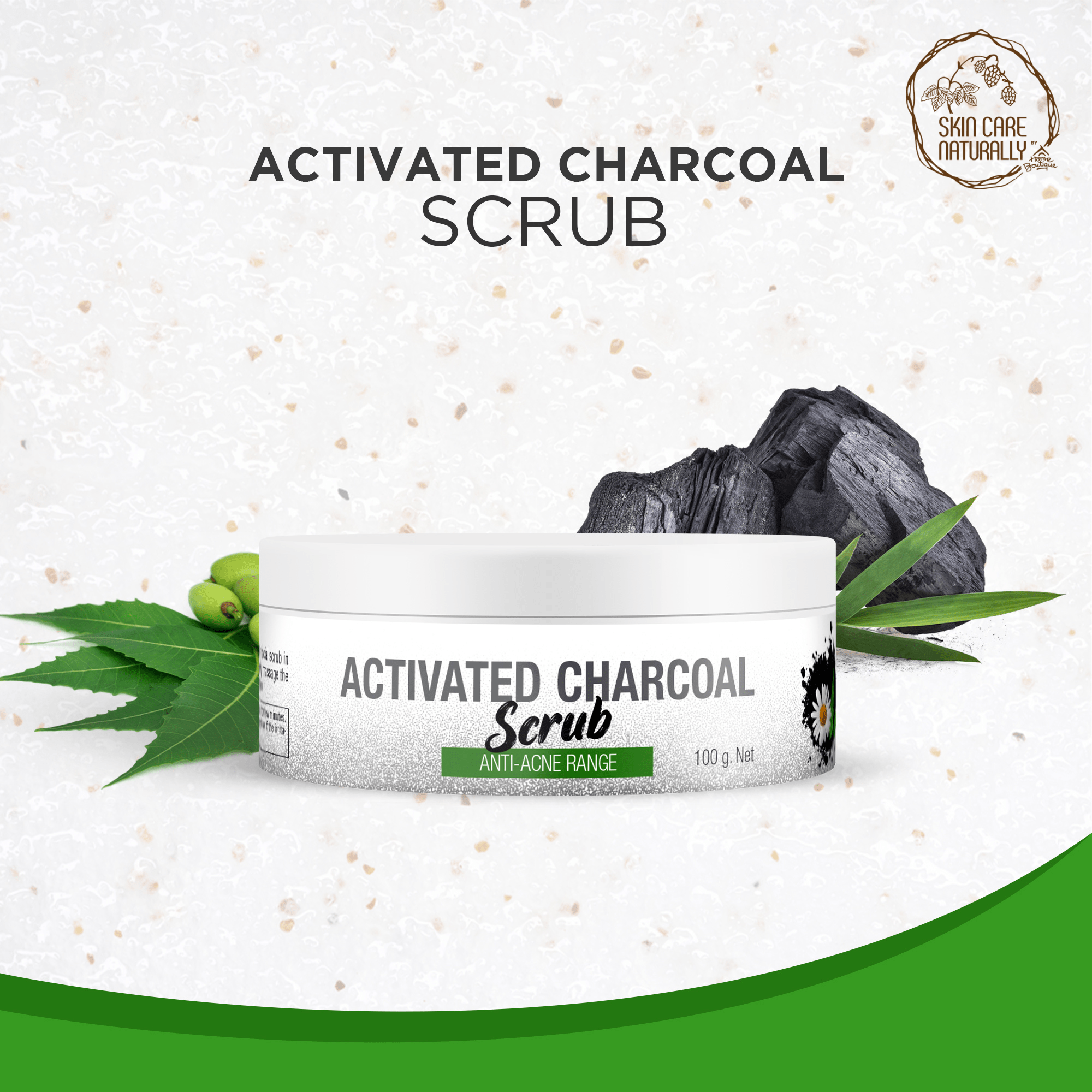3 ACTIVATED CHARCOAL SCRUB